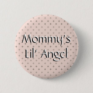 Badge Rond 5 Cm Ange de Lil de la maman