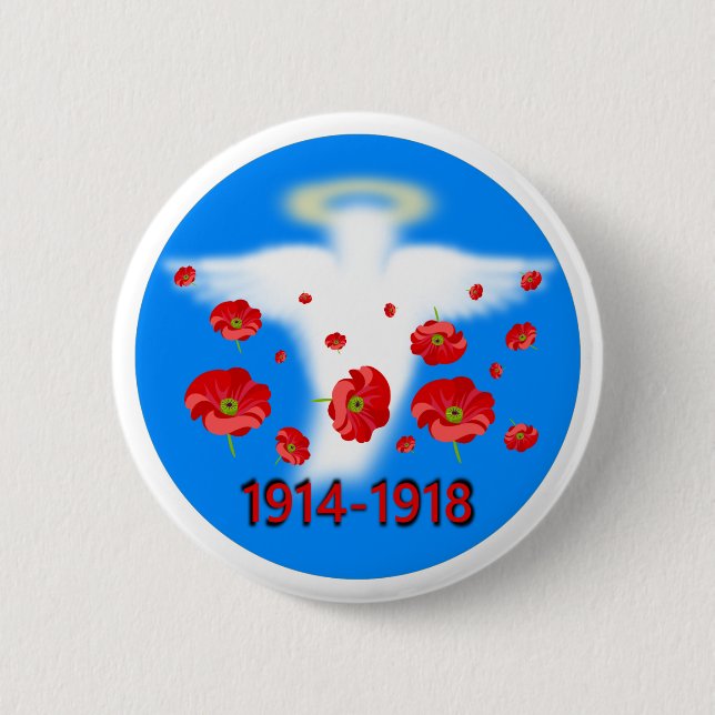 Badge Rond 5 Cm Ange du Souvenir (Devant)