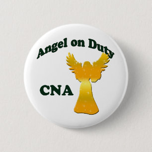 Badge Rond 5 Cm Ange en service