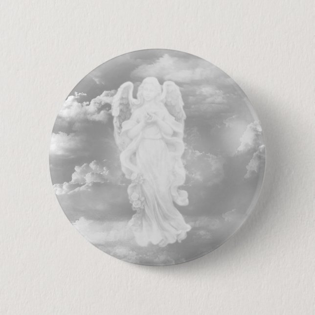 Badge Rond 5 Cm Ange gardien (Devant)