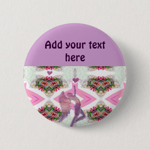 Badge Rond 5 Cm Angel Love_