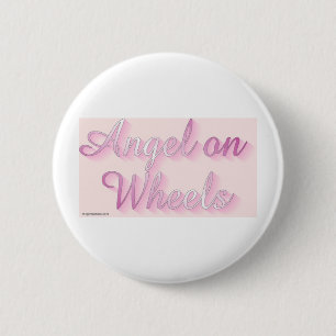 Badge Rond 5 Cm angel_on_wheels