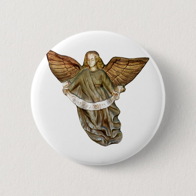 Badge Rond 5 Cm Angel or (Devant)