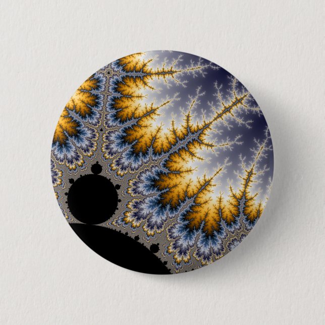 Badge Rond 5 Cm Angela - fractale (Devant)