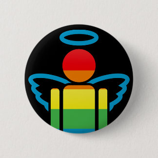 Badge Rond 5 Cm angélique.