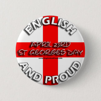 Badge Rond 5 Cm Anglais et fier - insigne