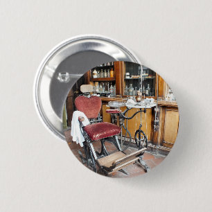 BADGE ROND 5 CM ANGLETERRE VICTORIENNE