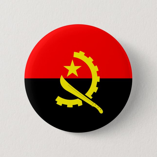 Badge Rond 5 Cm Angola (Devant)