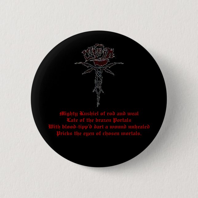 Badge Rond 5 Cm Anguissette (Devant)
