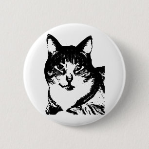 Badge Rond 5 Cm Animal,Chat,Chats,animal,animal de compagnie,chat,