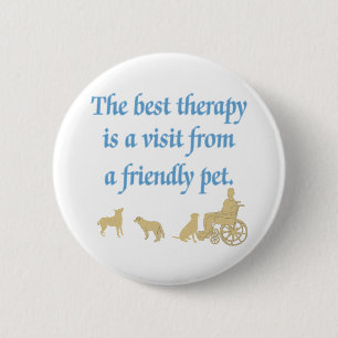 Badge Rond 5 Cm Animal familier amical