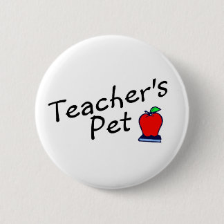 Badge Rond 5 Cm Animal familier Apple de professeurs