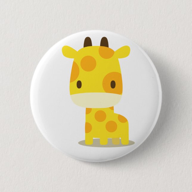 Badge Rond 5 Cm animal giraffe : pins (Devant)