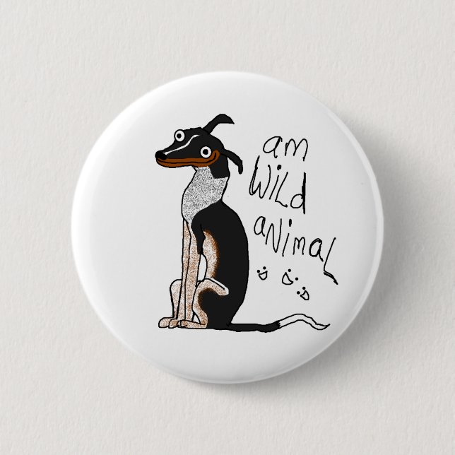 Badge Rond 5 Cm Animal sauvage d'AM (Devant)