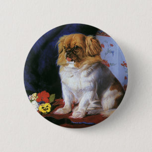 Badge Rond 5 Cm Animaux vintages, Chien Chien Chien Chien Chien Ch