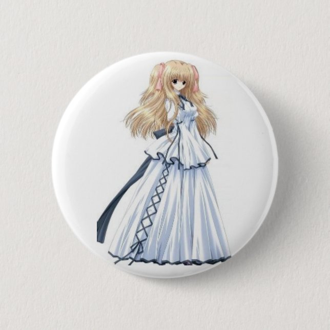 Badge Rond 5 Cm anime-fille (Devant)