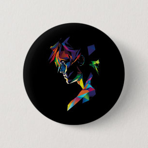 Badge Rond 5 Cm Anime Manga Motif Coloré Art Anime