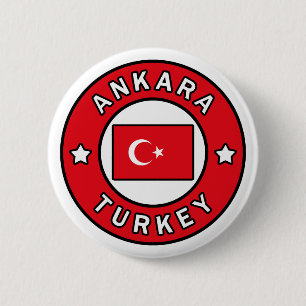 Badge Rond 5 Cm Ankara Turquie