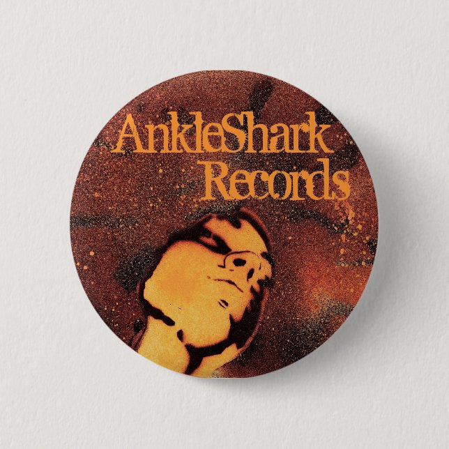 Badge Rond 5 Cm AnkleShark rétro (Devant)