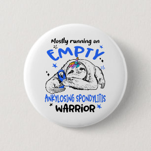 Badge Rond 5 Cm Ankyloss Spondylitis Mois de sensibilisation Ribbo