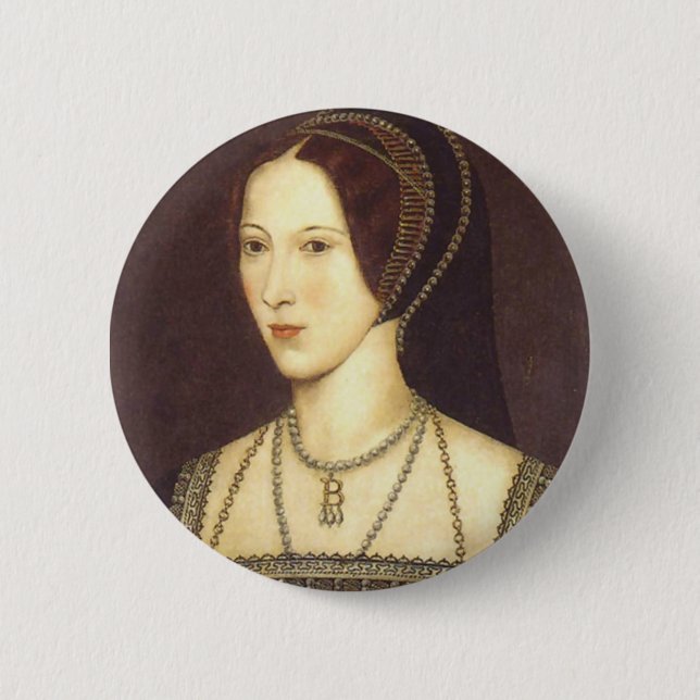 Badge Rond 5 Cm Anne Boleyn (Devant)