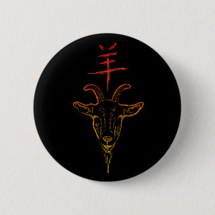 Badge Rond 5 Cm année de la chèvre