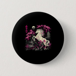 Badge Rond 5 Cm Année du Cheval 2026 Chinois