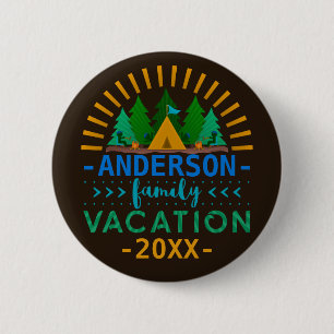 Badge Rond 5 Cm Année nommée faite sur commande des vacances en