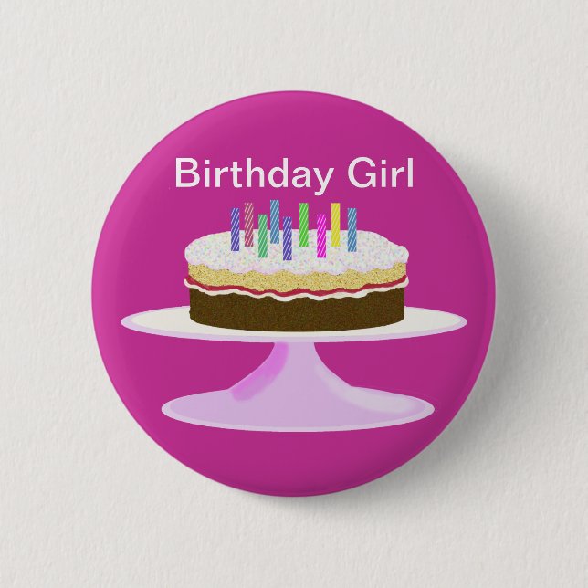 Badge Rond 5 Cm Anniversaire (Devant)