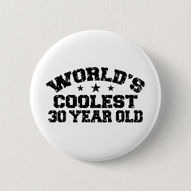 Badge Rond 5 Cm Anniversaire 30 ans (Devant)