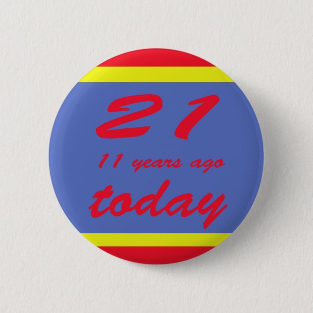 Badge Rond 5 Cm anniversaire 32 (Devant)