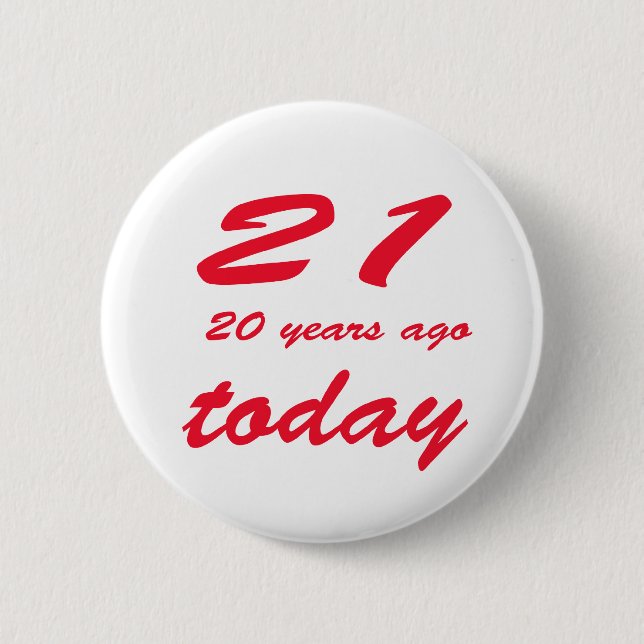 Badge Rond 5 Cm anniversaire 41 (Devant)