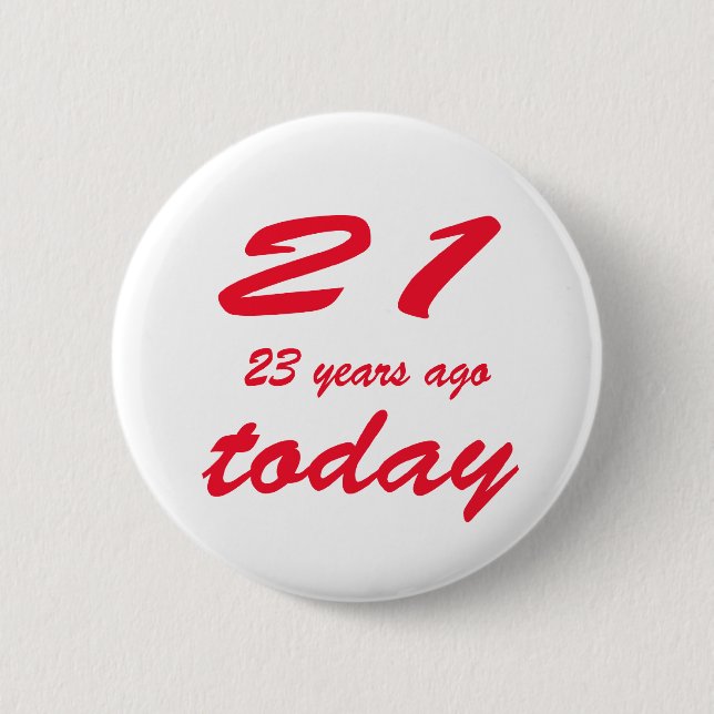 Badge Rond 5 Cm anniversaire 44 (Devant)
