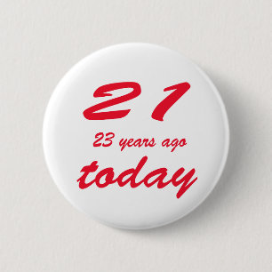 Badge Rond 5 Cm anniversaire 44
