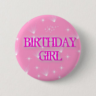 BADGE ROND 5 CM ANNIVERSAIRE DE LA FILLE