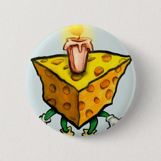 Badge Rond 5 Cm Anniversaire du fromage