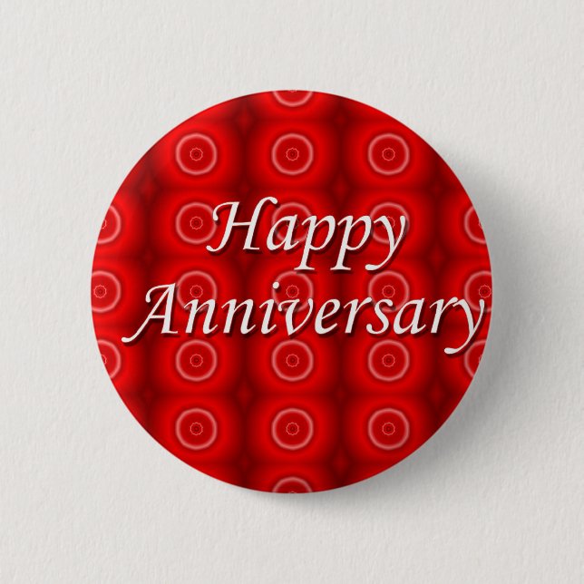 Badge Rond 5 Cm Anniversaire heureux (Devant)
