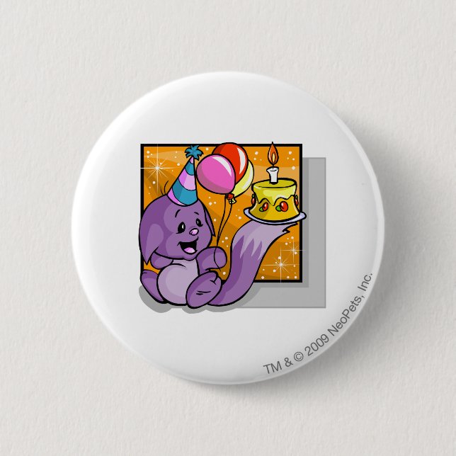 Badge Rond 5 Cm Anniversaire Kacheek (Devant)