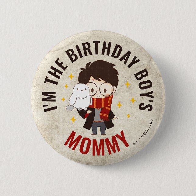 BADGE ROND 5 CM ANNIVERSAIRE MAGIQUE DE PERSONNAGE HARRY POTTER™ (Devant)