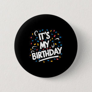 Badge Rond 5 Cm Anniversaire pour garçons filles enfants hommes fe