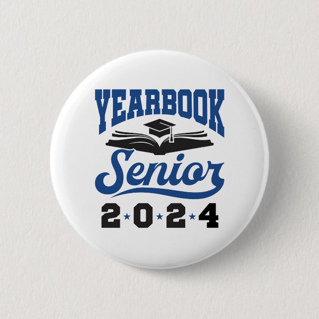 Badge Rond 5 Cm Annuaire Senior 2024 (Devant)