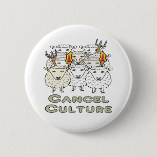 Badge Rond 5 Cm Annuler la plaque de travail de la culture