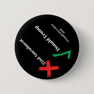 Badge Rond 5 Cm Annuler Le 22E Amendement Soutient Trump Pour Le P