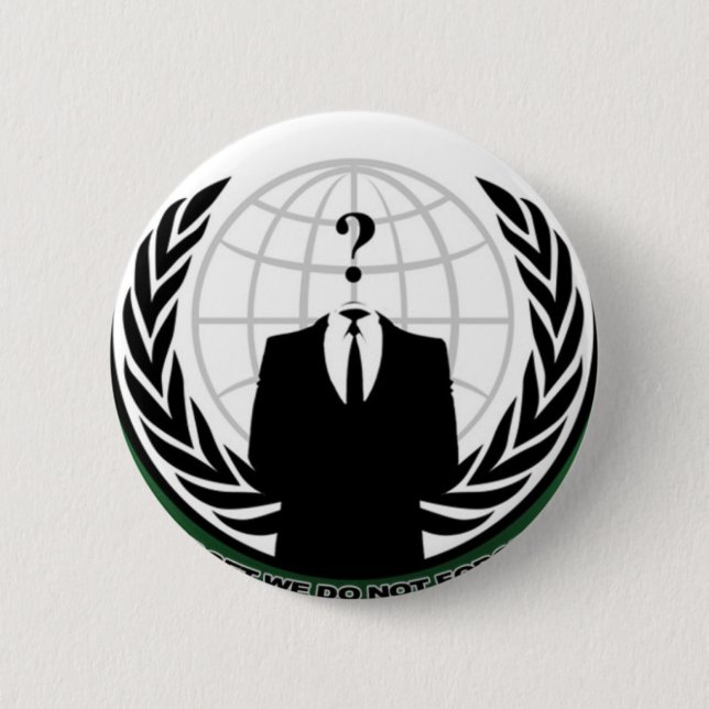 Badge Rond 5 Cm anonyme (Devant)