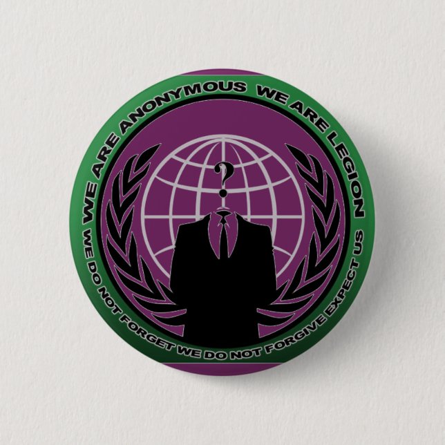 Badge Rond 5 Cm anonyme (Devant)