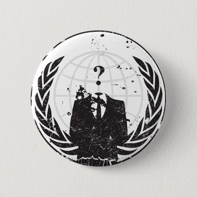 Badge Rond 5 Cm Anonyme (Devant)