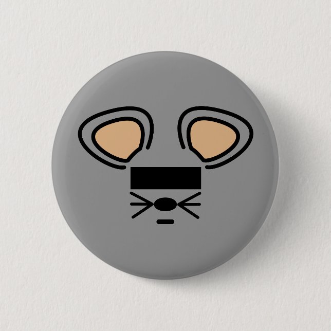 Badge Rond 5 Cm anonymouse. (Devant)