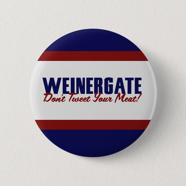 Badge Rond 5 Cm Anthony Weiner (Devant)