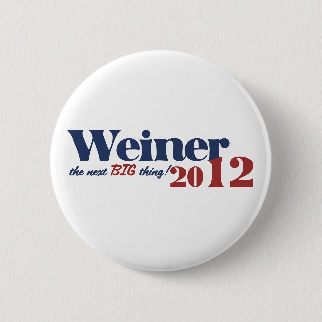 Badge Rond 5 Cm Anthony Weiner (Devant)