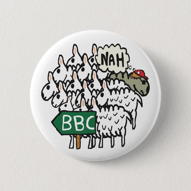 Badge Rond 5 Cm Anti BBC (Devant)
